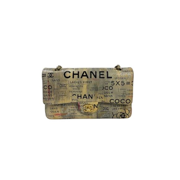 Chanel Limited Edition Graffiti Double Flap Bag - Picture 1 of 10